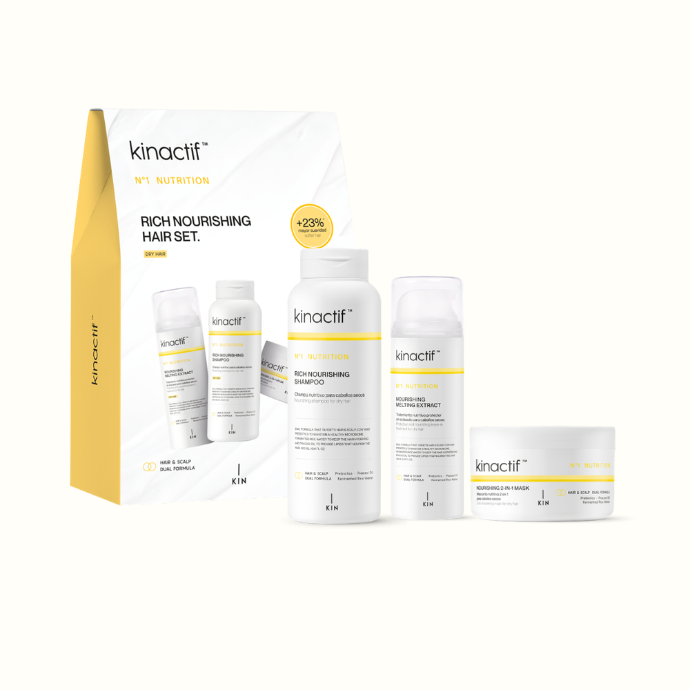 Nourishing Hair Gift Set | Hydrating Shampoo, Mask & Treatment – Kin ...